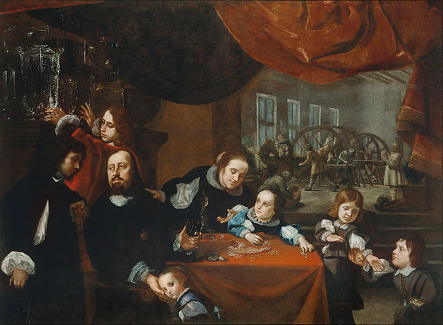 Діонізіо Мізероні та його сім'я
