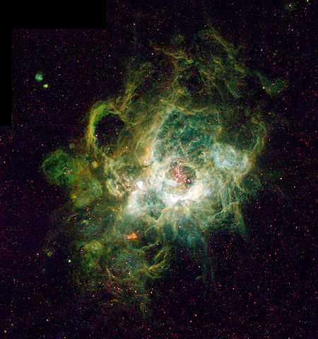 NGC 604, гігантська область іонізованого водню в Галактиці Трикутника.